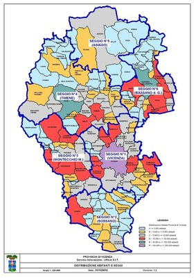 Cartina Distribuzione Abitanti Seggi