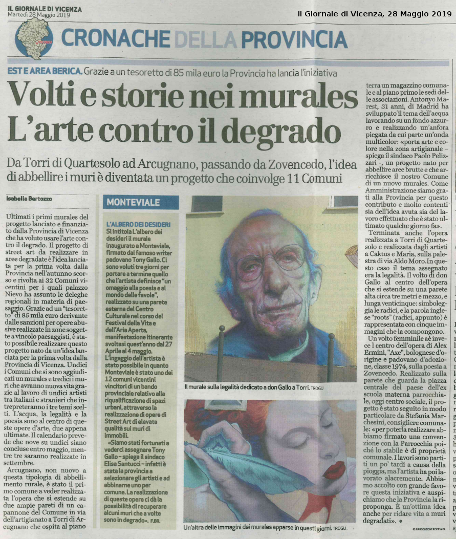 28 maggio 2019 - Il Giornale di Vicenza
