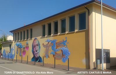 Torri di Quartesolo - Via Aldo Moro - Artisti: Caktus e Maria - Foto n. 1