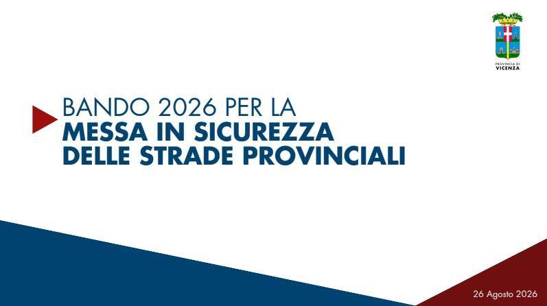 Strade sicure: pubblicato il bando 2026 con 3 milioni di euro per i Comuni 