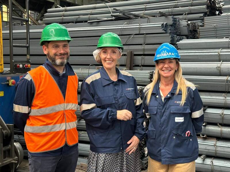 Siderurgia: il presidente della Provincia Andrea Nardin e l’europarlamentare Elena Donazzan in visita alla AFV Beltrame Group