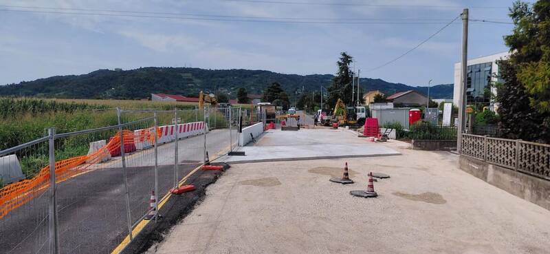 SP 33 "Montorsina": chiusura temporanea giovedì 30 luglio per la prova di carico del nuovo ponte sulla Roggia Arzignano