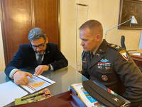 Visita del comandante USA Foto 2